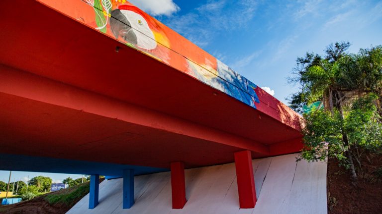 REVITALIZAÇÃO DO VIADUTO DA UFMS SERÁ ENTREGUE NA PRÓXIMA TERÇA-FEIRA