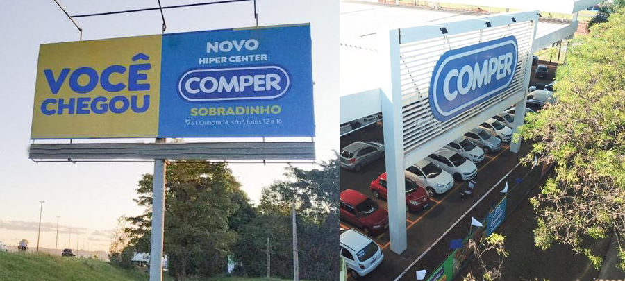Comper inaugura primeiro modelo de Hiper Center no Distrito Federal, em Sobradinho