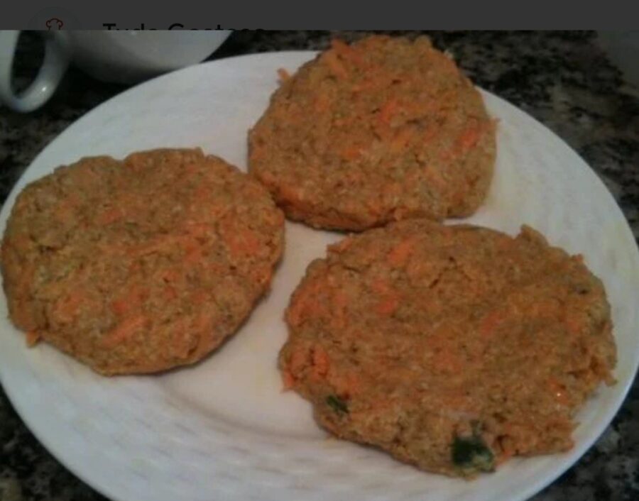 Hambúrguer de Cenoura