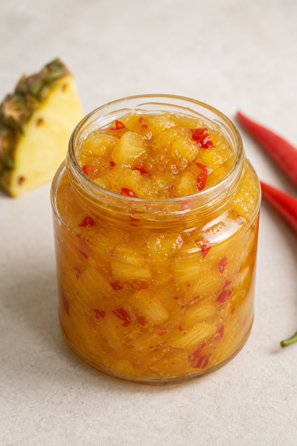 Geleia de Abacaxi com Pimenta
