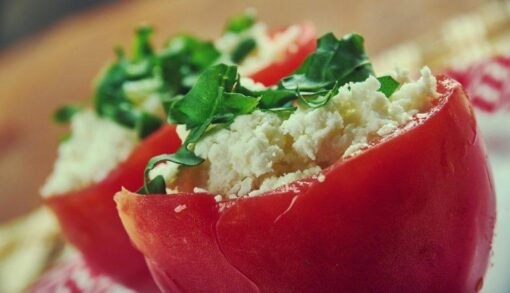 tomate recheado ricota
